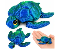 Lean Toys 3D vėžlio figūrėlė 8 x 8 x 2,5 cm