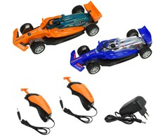 Lean Toys Lenktynių trasa su apšvietimu 3in1 560 cm