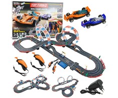 Lean Toys Lenktynių trasa su apšvietimu 3in1 560 cm