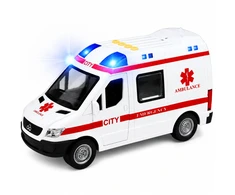 Lean Toys Greitosios pagalbos automobilis 1:10