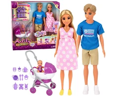Lean Toys Lėlių rinkinys 3 vnt.