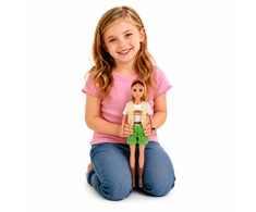 Lean Toys Lėlė su šunimi 30 cm 7 vnt.