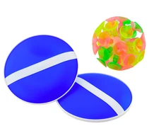 Lean Toys Žaidimo rinkinys su kamuoliukais ir raketėmis