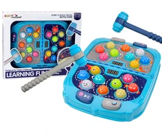Lean Toys Interaktyvus kosminis žaidimas „Wack A Mole“