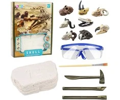Lean Toys Archeologinių kasinėjimų rinkinys su kaukole