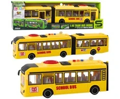 Lean Toys Žaislinis autobusas su šviesomis ir garsais 1:16