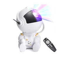 Lean Toys Astronautas projektorius su LED žvaigždėmis ir nuotoliniu valdymu