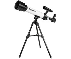 Lean Toys Vaikiškas astronominis teleskopas su telefono laikikliu