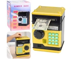 Bankomat Elektroninė taupyklė auksinė