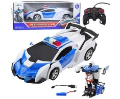 Lean Toys Nuotolinio valdymo policijos automobilis-robotas 1:18