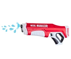 Lean Toys Automatinis vandens pistoletas, raudonas, 350 ml