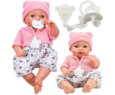 Lean Toys 30 cm lėlė kūdikis su garsais ir švarkeliu