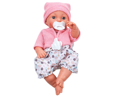 Lean Toys 30 cm lėlė kūdikis su garsais ir švarkeliu