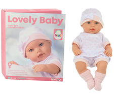 Lean Toys Lėlytė su Baltais Pižamos Drabužiais ir Priedais