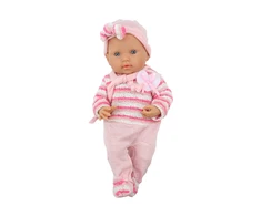 Kūdikis lėlė Lean Toys su judančiomis galūnėmis, 39 cm