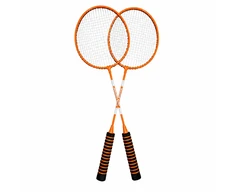 Lean Toys Badmintono rinkinys oranžinis 2 vnt.