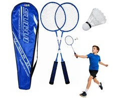 Lean Toys Badmintono rinkinys mėlynas 2 vnt.
