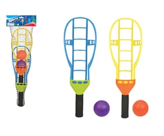 Lean Toys Kamuoliukų Gaudymo Žaidimas su 2 Gaudyklėmis ir 2 Kamuoliukais