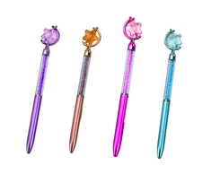 Lean Toys Tušinukas su žvaigždutėmis ir deimantais, mėlynas rašalas, 0.7 mm