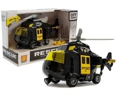 Lean Toys Gelbėjimo sraigtasparnis su šviesos ir garso efektais 1:20