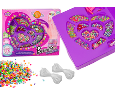 Lean Toys Spalvingų Karoliukų Rinkinys Papuošalų Gamybai