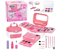 Lean Toys Beauty Set Children's Cosmetics Box Rožinė Unicorn 72 pcs.