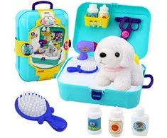Lean Toys Vaikų žaislų rinkinys „Pet Care“ 16 dalių