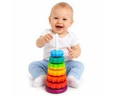 Dėlionė Lean Toys Piramidė 36 cm 6 vnt.