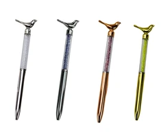 Lean Toys Paukščio formos rašiklis su mėlynu rašalu, 0.7 mm