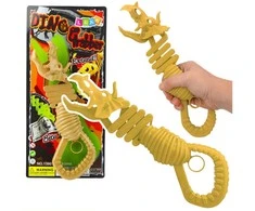 Lean Toys Dinozaurų griaučių žaislas rudas vaikams