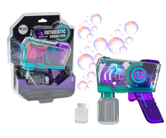 Lean Toys Purpurinis muilo burbuliukų šautuvas vaikams