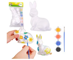 Lean Toys Putplasčio Velykų kiškučio dekoravimo rinkinys 2598