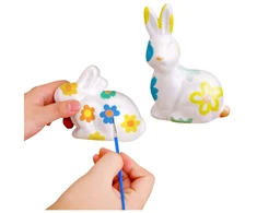 Lean Toys Putplasčio Velykų kiškučio dekoravimo rinkinys 2598
