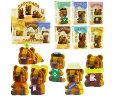 Lean Toys 3D Statulėlė iš kaladėlių Kapibara 204-263 vnt.