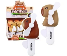 Lean Toys Vėjo malūnėlis su kapibaros motyvu, 14.5 cm