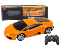 Lean Toys Nuotoliniu būdu valdomas automobilis Lamborghini Huracan 1:24, oranžinis