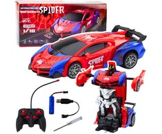 Lean Toys Nuotolinio valdymo automobilis-žmogus voras 2in1 su šviesomis ir garsais