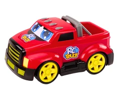 Lean Toys Nuotoliniu būdu valdomas raudonas policijos automobilis su šviesomis ir garsais, 30x17.5x13 cm