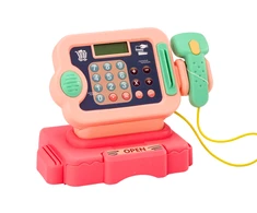 Lean Toys Vaikiška interaktyvi kasos aparatas su priedais