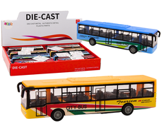 Lean Toys Miesto autobusas, 15 cm, metalinis