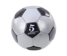 Lean Toys Klasikinis pilkas futbolo kamuolys, dydis 5
