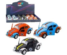 Lean Toys Klasikinis metalinis automobilis su atgaline pavara ir atidaromomis durimis