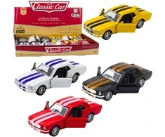 Lean Toys Klasikinis metalinis automobilis su atidaromomis durimis, 1:32