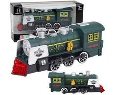 Lean Toys Lokomotyvas žalia