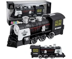 Lean Toys Lokomotyvas juoda
