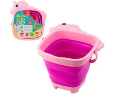 Lean Toys Sulankstomas kibiras vienaragis, rožinis
