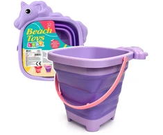 Lean Toys Sulankstomas kibiras vienaragis, rožinis