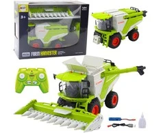 Lean Toys Nuotoliniu būdu valdomas kombainas su kukurūzų pjaunamąja