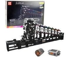 Lean Toys Konstruktorius su rutuliniu taku ir elektros varikliu, 2520 detalių