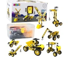 Lean Toys Konstruktorius Mašinėlių Rinkinys 8/1 100 vnt.
